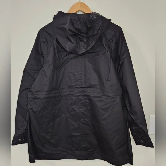 NEW Hunter Ladies' Water & Wind Resistant Rain Jacket, Black Large NWT - Picture 4 of 9